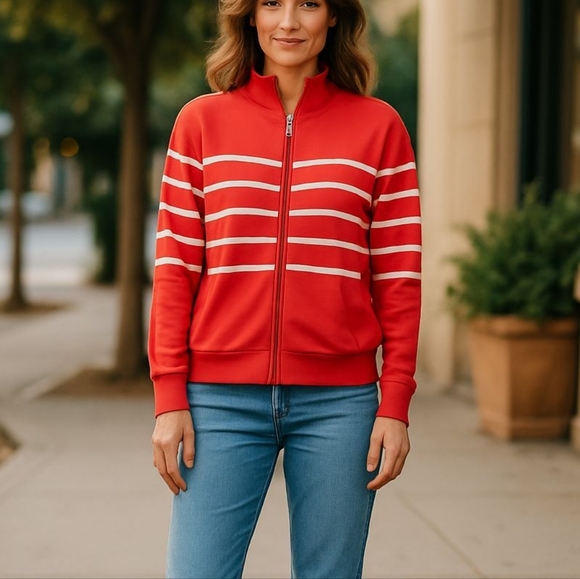 Vtg Liz Claiborne Nautical Jacket - Picture 1 of 6